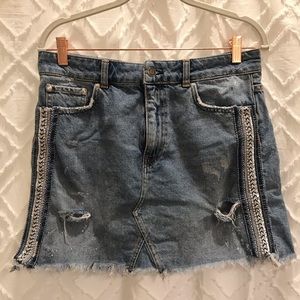 Free People Denim Skirt